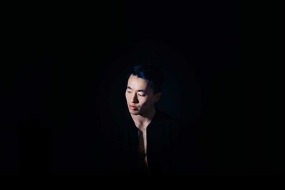 man in the dark